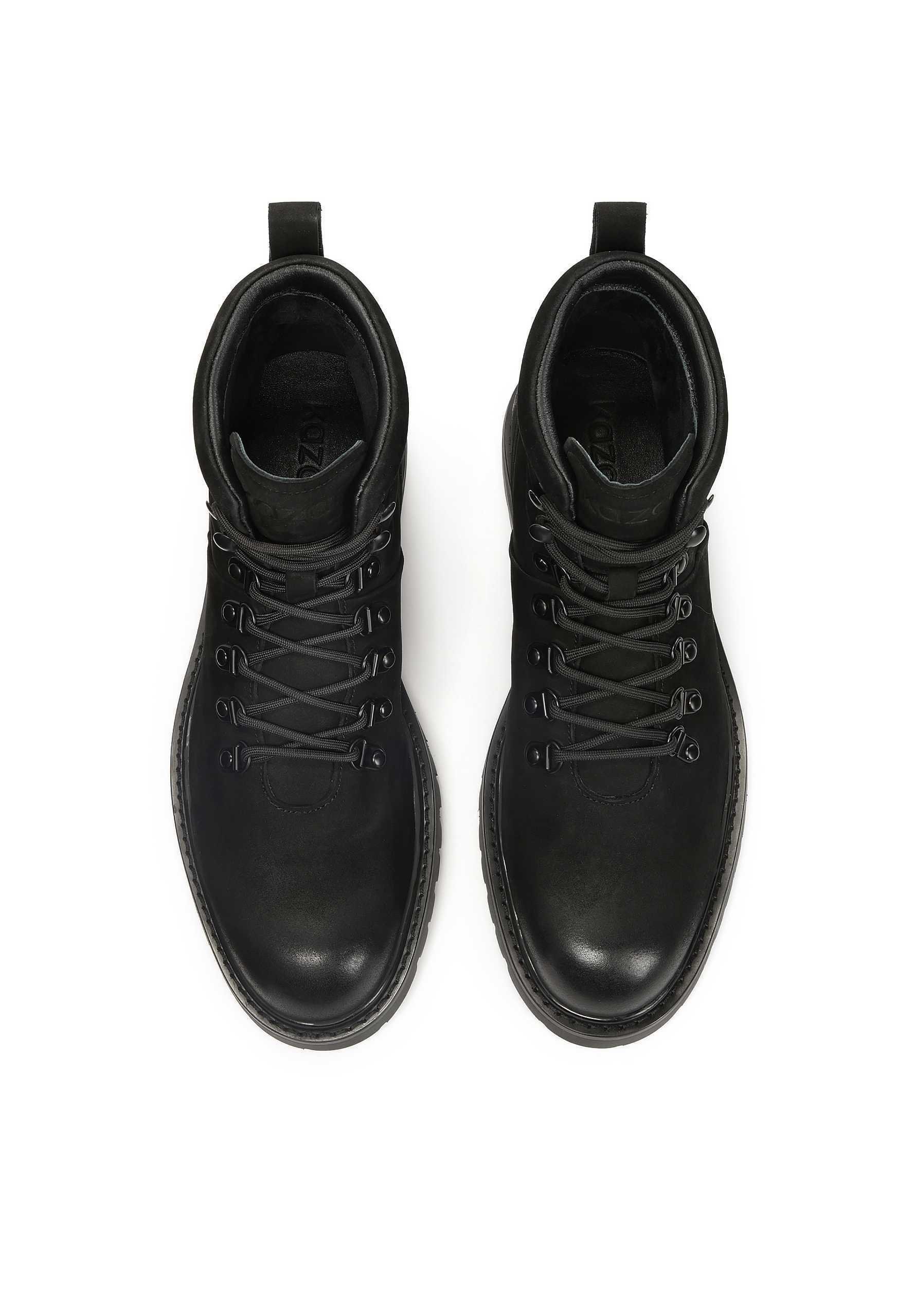Bottines Kazar à lacets - noires