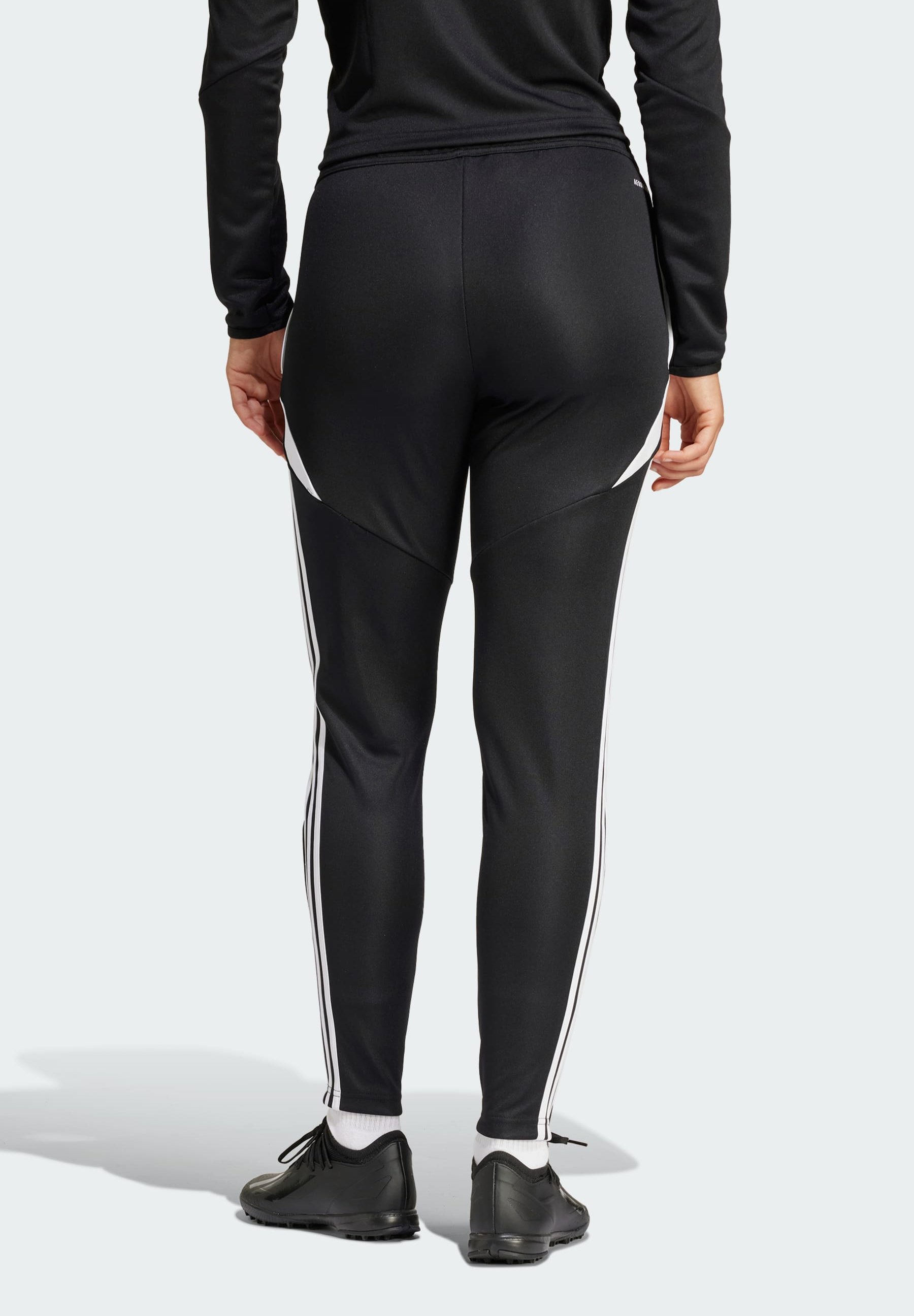 adidas Performance TIRO24 WOMEN - Trainingsbroek - zwart wit