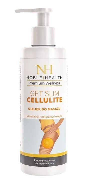 Noble Health Get Slim Cellulite, Olejek do Masażu 200 g