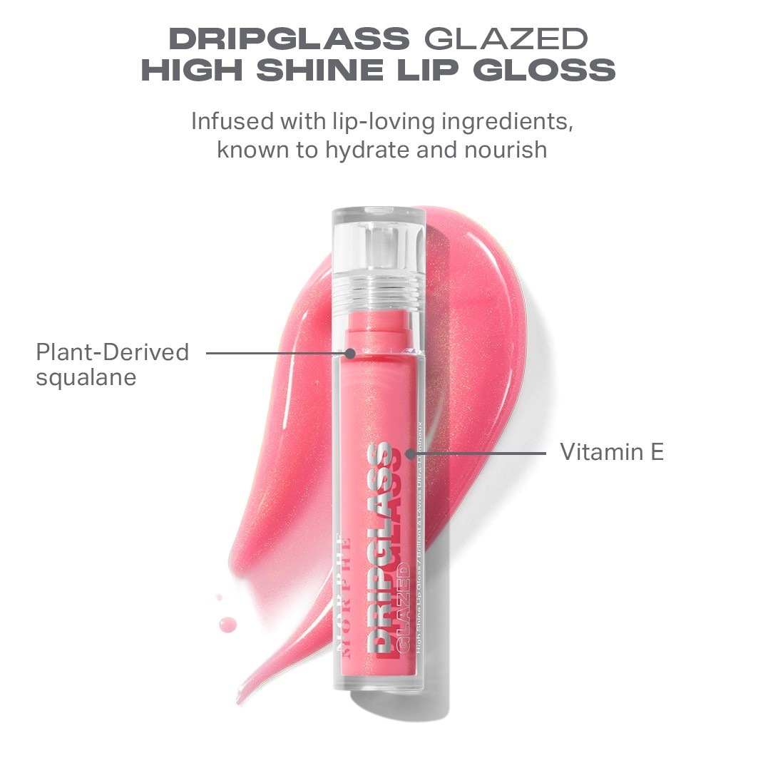 Morphe lūpų blizgis „Dripglass“ su glazūra – 3,8 g