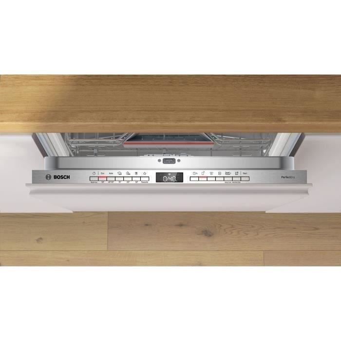 Lave-vaisselle tout encastrable BOSCH SMH6YCX02E SER6 - 14 couverts - 44 dB - Classe A - porte à glissières - tiroir à couverts
