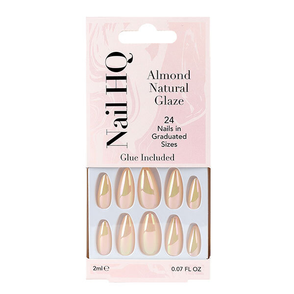 Nail HQ Mandlové přírodní glazurové nehty