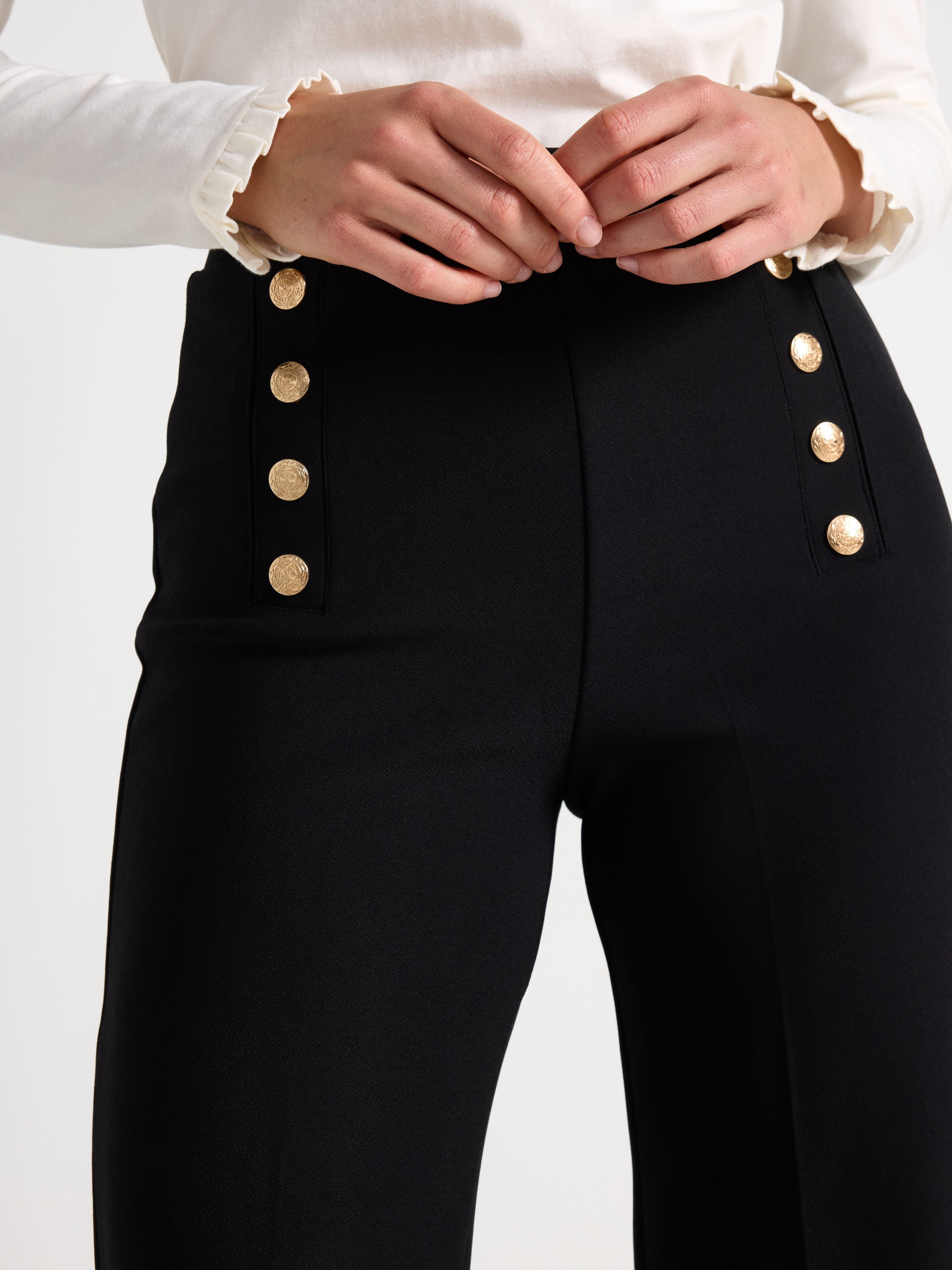 Pantalones extralargos negros