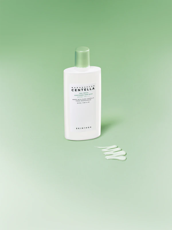 SKIN1004 Madagaskar Centella-Tee-Trica Sonnenmilch Superleichte Sonnencreme LSF 50+