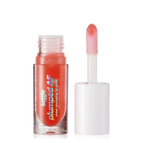 Gloss Labial Lottie London Plumped Af na cor Pêssego, por favor