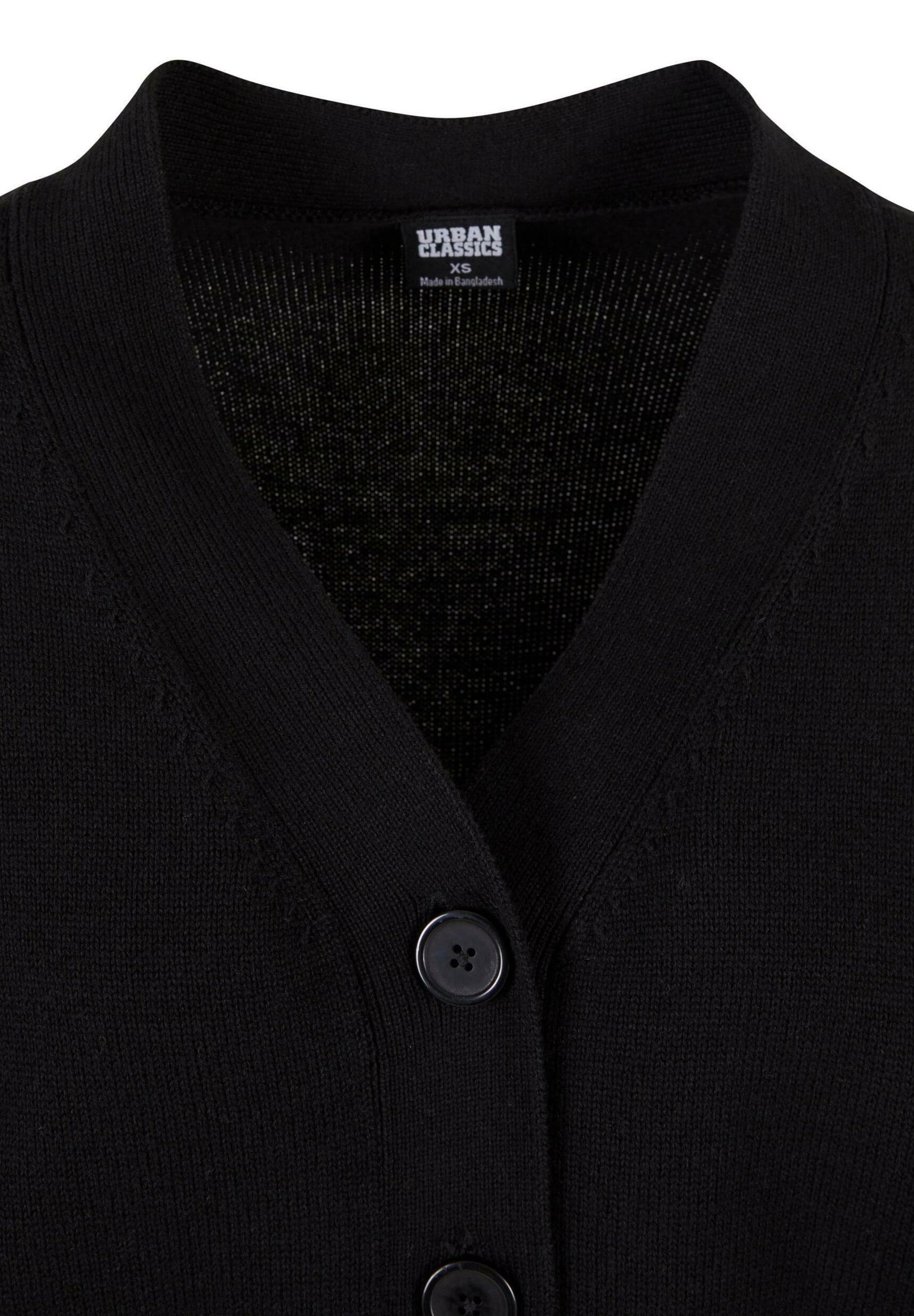 Urban Classics kardiganas - juodas