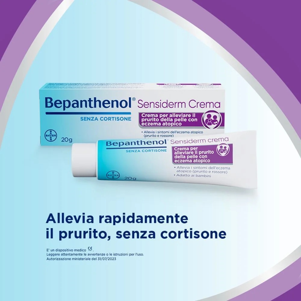Bepanthenol Bepanthenol Sensiderm verzachtende crème 20 g Huidontsteking en jeuk