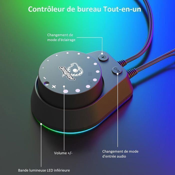 SOULION C30 pc-luidsprekers, Bluetooth-luidspreker voor monitor, laptop, gaming, 3,5 mm aux-ingang, USB-voeding