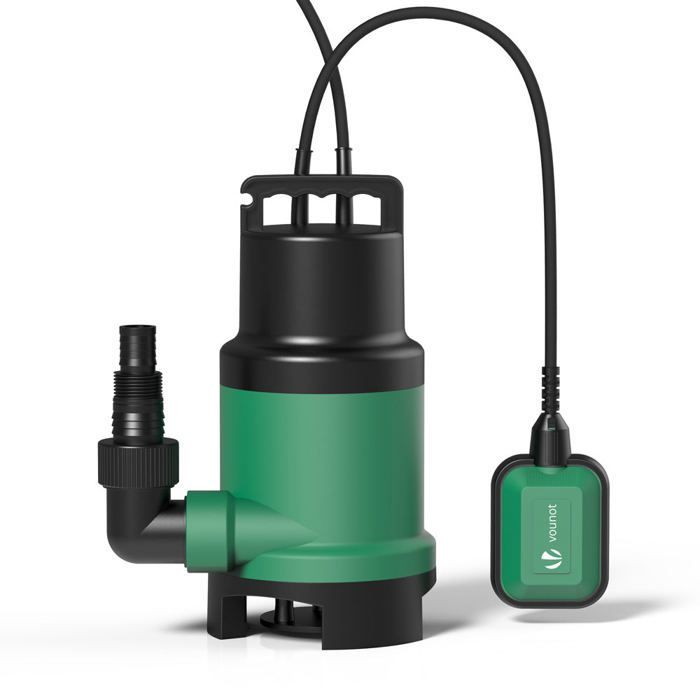 VOUNOT® 14000 l/u vuilwaterdompelpomp - 7 m diepte - automatisch met vlotterschakelaar - thermische beveiliging
