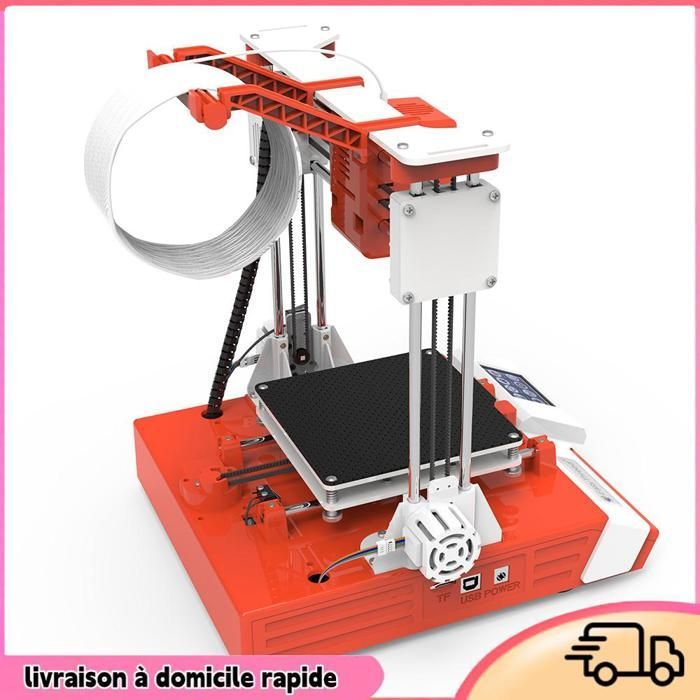 Dilwe EasyThreed K6 3D Printer, FDM 3D Printer, Desktop Printing Machine, 100 x 100 x 100 mm, Computer Printer, EU-compliant
