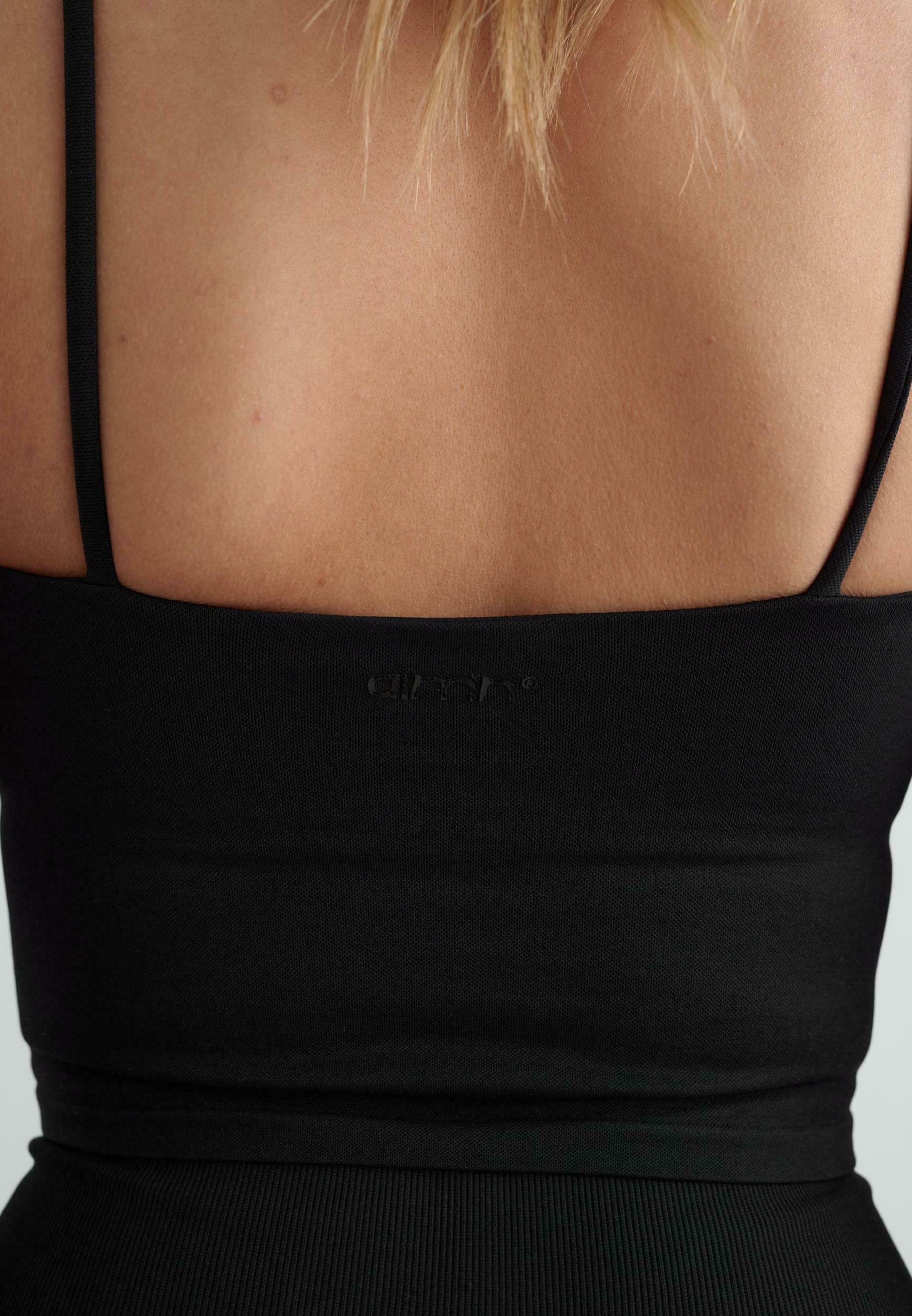 aim'n® SHAPE SEAMLESS SINGLET - Sportovní podprsenka s lehkou oporou - black