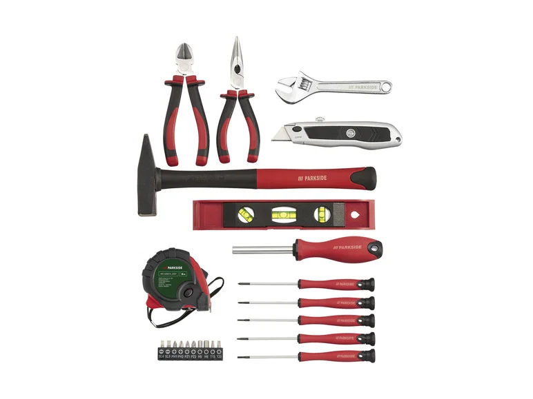Set de scule PARKSIDE® cu geantă, 23 de piese