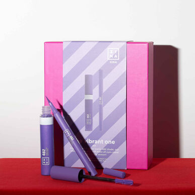3INA „The Vibrant One Iconic“ lūpų ir akių dovanų rinkinys 482 Purple 1 vnt. 1 vnt.