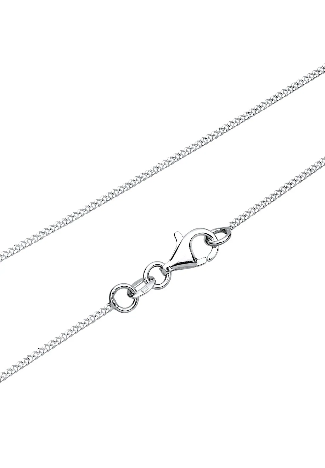 Elli DIAMONDS Femmes Pendentif Coeur Courbé avec Diamant (0.015 ct.) en Argent Sterling 925