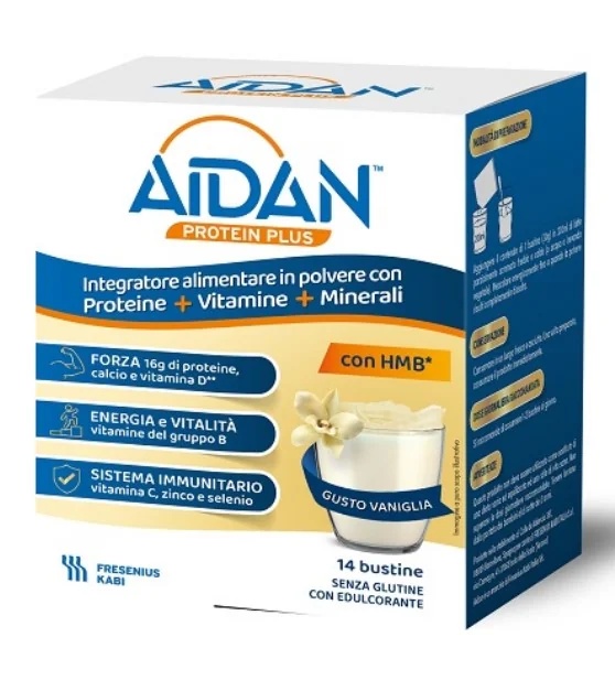 AIDAN Aidan Protein Plus 14 zakjes Vanille glutenvrij