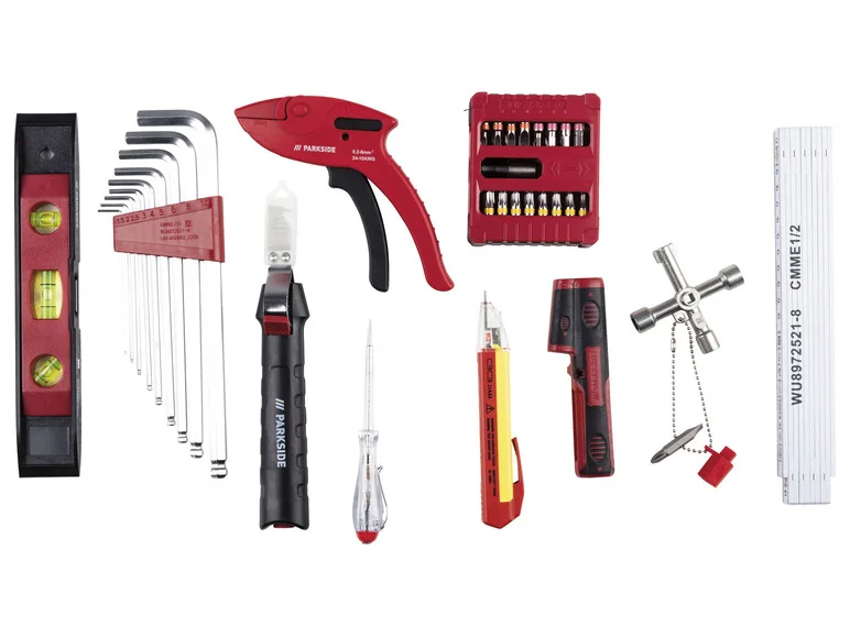 PARKSIDE® Coffret d'outils d'electricien, 83 peças