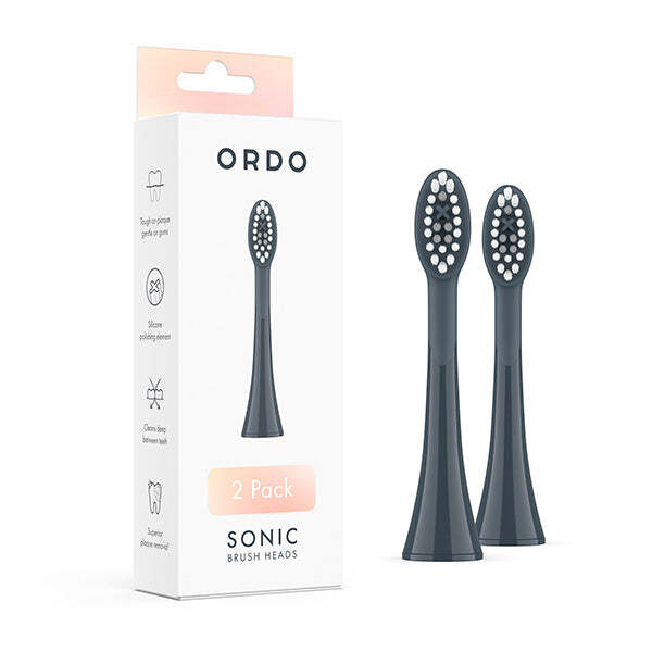 Ордо глава соничне четкице, сива, тамно сива, 2 ком.