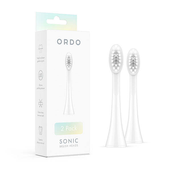 Ordo Sonic Bürstenkopf Weißer Schnee 2 Stück