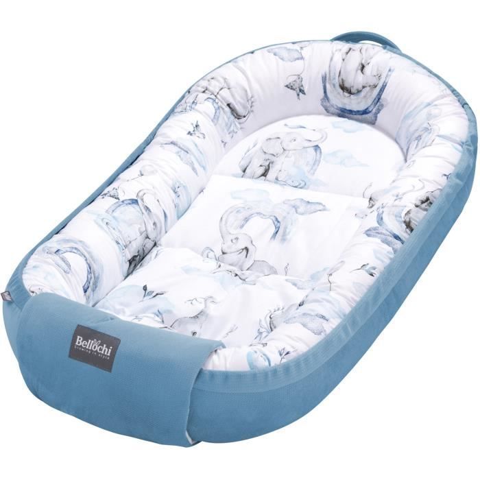 Bellochi Kit Nids Bébé 6 Pièces - Reducteur de Lit Bebe une Couverture de Bebe Cale Tete Bébé un Oreiller Plat – Habarigani JAMBO