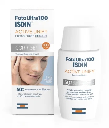 ISDIN Isdin FotoUltra Active Unify FPS 50+ creme antiacne 50 ml