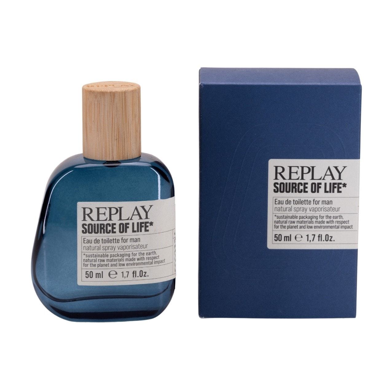 Toaletná voda Replay Source of Life pre mužov - 30 ml