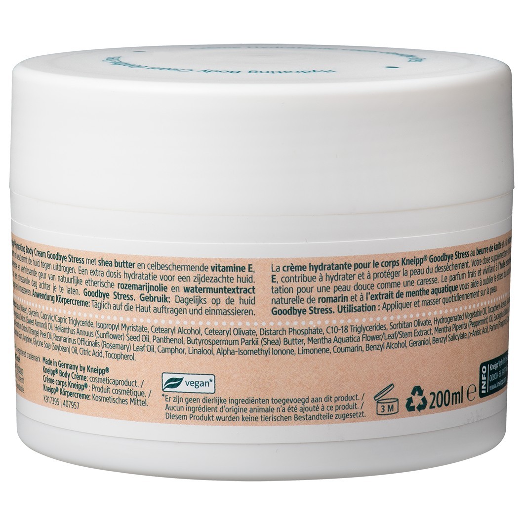 Kneipp telový krém „Zbohom stresu“ – 200 ml