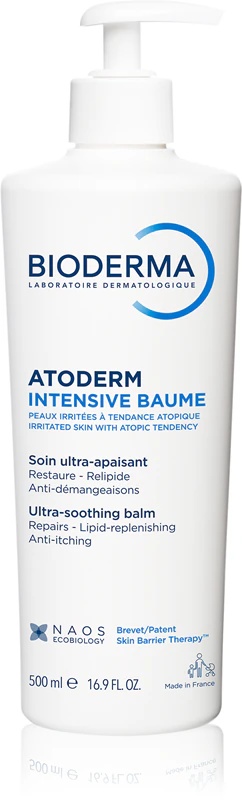 „Bioderma Atoderm Intensive Baume“ intensyviai raminamasis balzamas sausai ir atopinei odai
