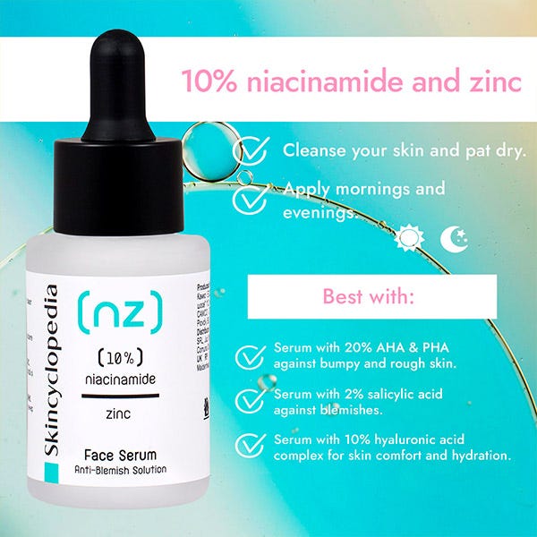 Νιασιναμίδιο ορού 10% + Ψευδάργυρος| 30 ml