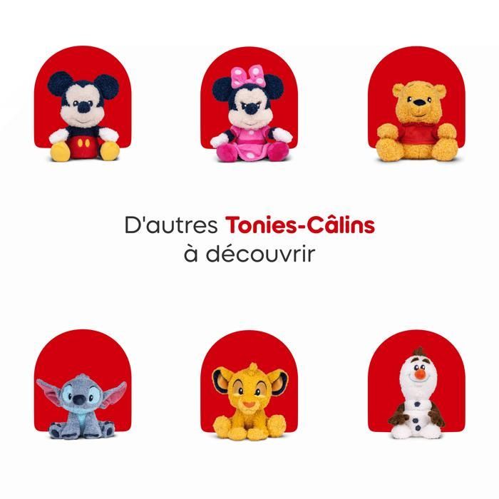 tonies Tonie-Câlin Disney - Stitch, peluche audio tonies® pour boîte à histoires Toniebox vendue séparément