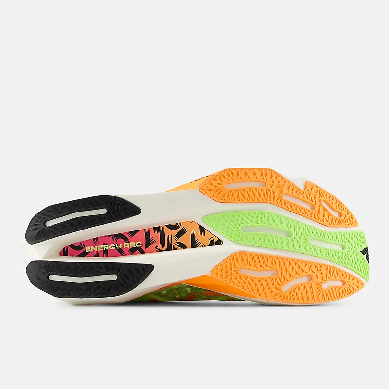 Herren TCS London Marathon FuelCell SuperComp Elitev4 – Bleached Lime, Bright Mango und Neon Pink