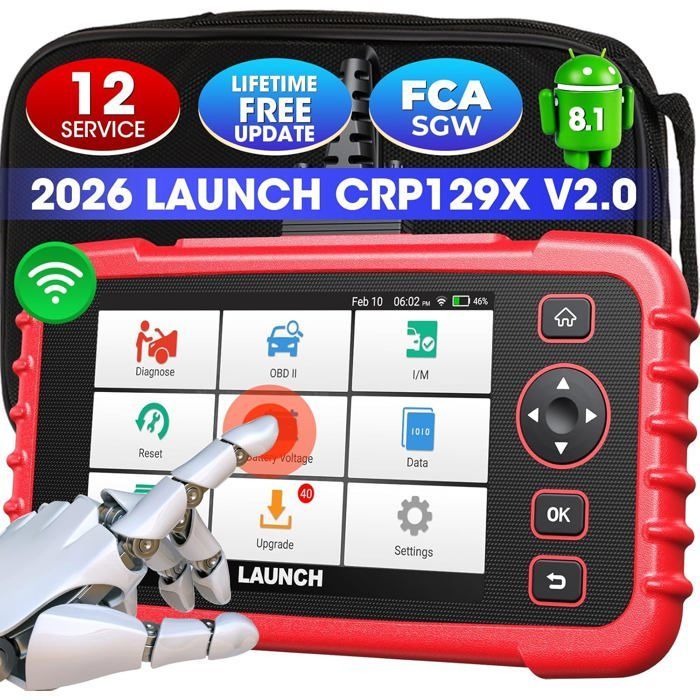 LAUNCH CRP129X V2.0 Car Diagnostic Tool - 4 Systems - 12+ Services - AdBlue Reset