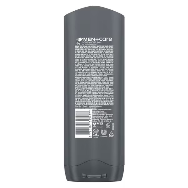 „Dove Men+Care Clean Comfort“ dušo želė, 250 ml