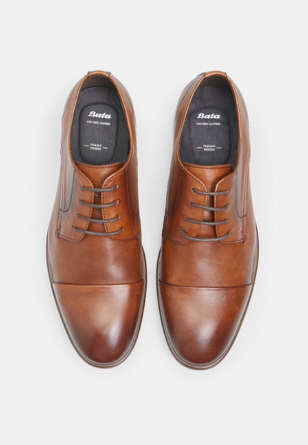 Bata Schnürschuhe - hellbraun