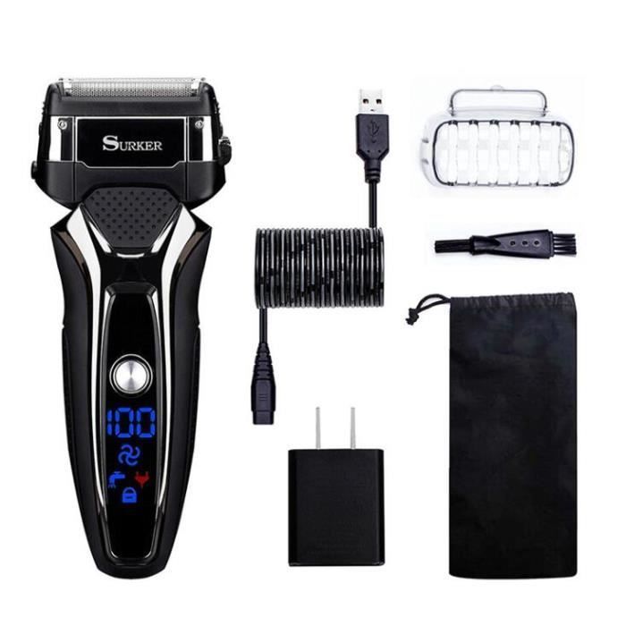 Rasoir Électrique Homme Barbe Wet Dry