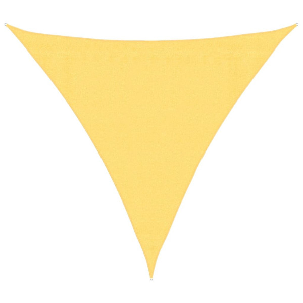 Żagiel przeciwsłoneczny, 160 g/m², beżowy, 3x3x3 m, HDPE