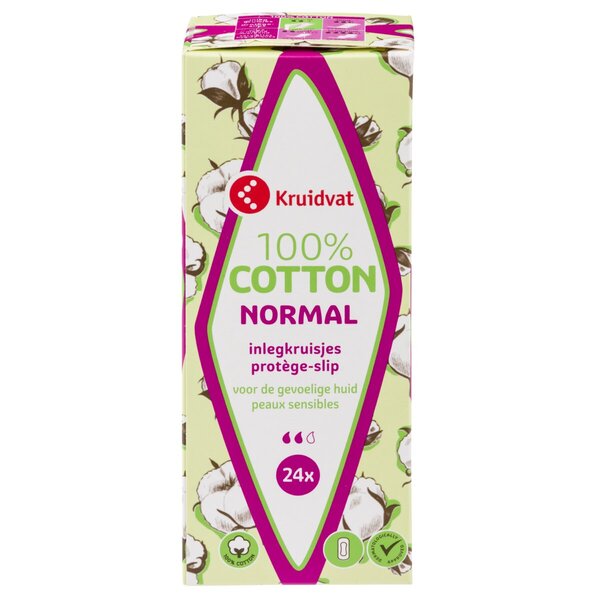 Protège-slips en coton Kruidvat (24 pièces)