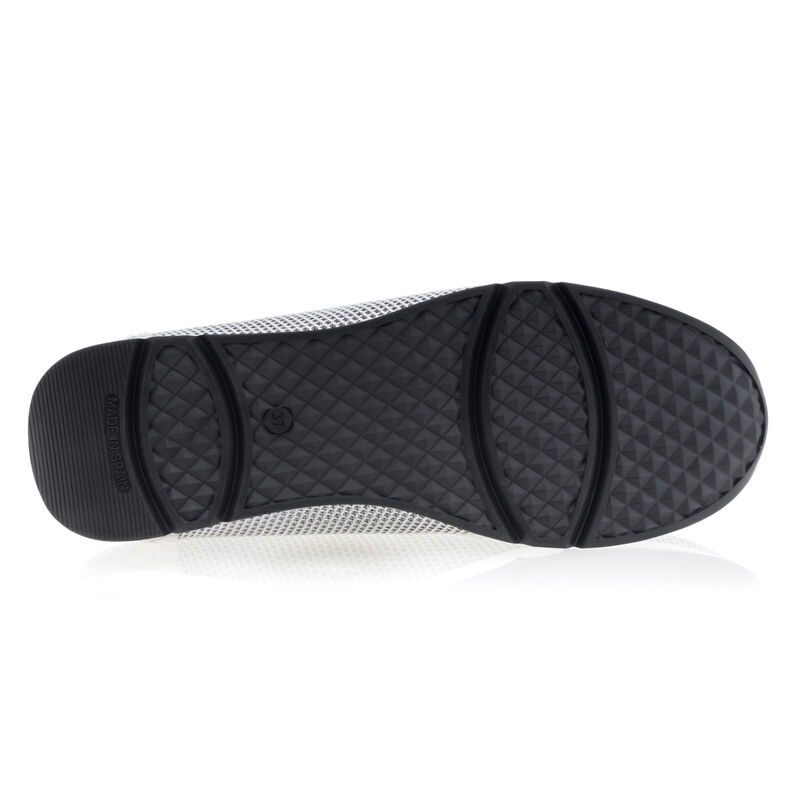 Hvite loafers/båtsko til dame
