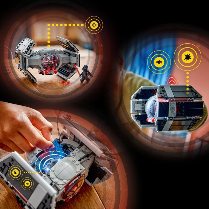 LEGO Star Wars 75421 SMART Play: Darth Vader's TIE Fighter - Interactive Game for ages 8 and up