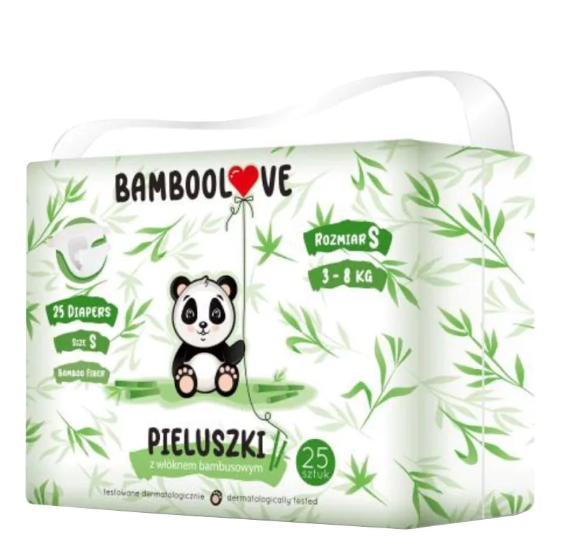 Bamboolove Pieluszki Jednorazowe Rozm. S