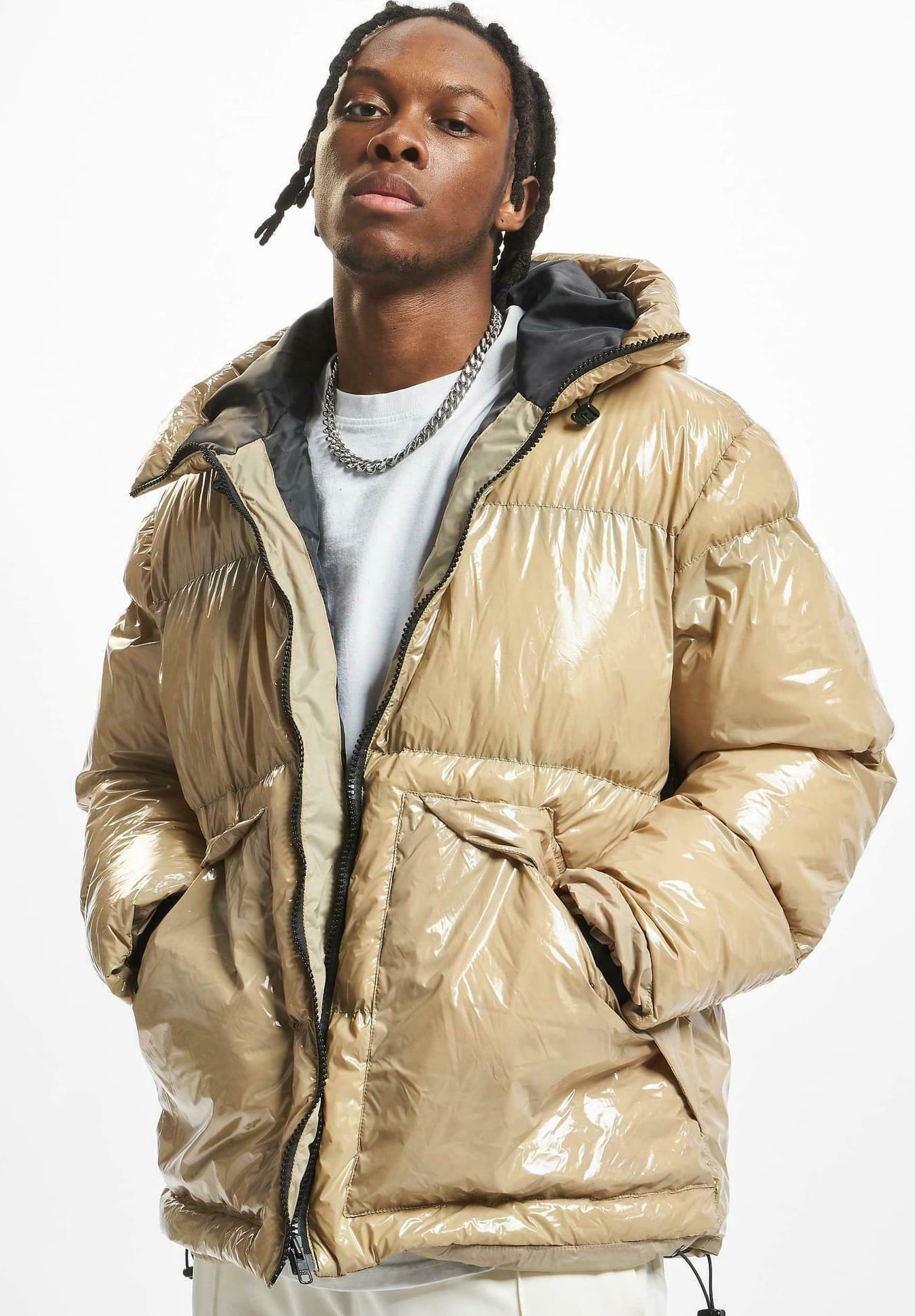 DEF SHINY PUFFER - Winterjacke - beige