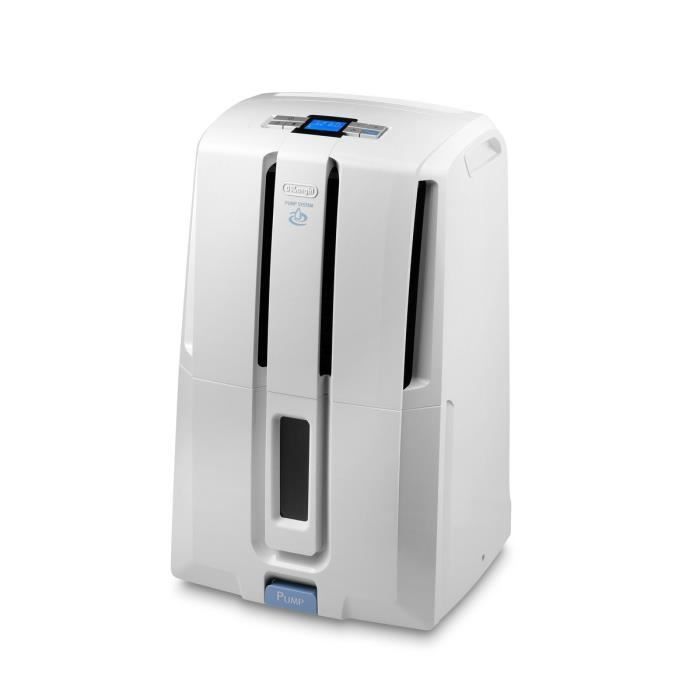 DELONGHI - DD230P - Deshumidificador de aire - 30L/24h - Gas R290 - Depósito de 7L - Blanco