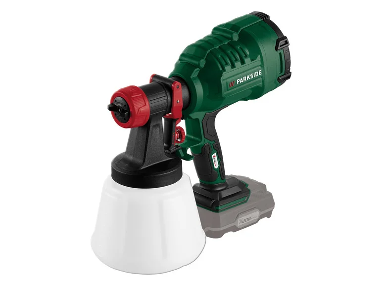 Pistola de pintura PARKSIDE® sem rosca PFSA 20-Li C3, 20 V