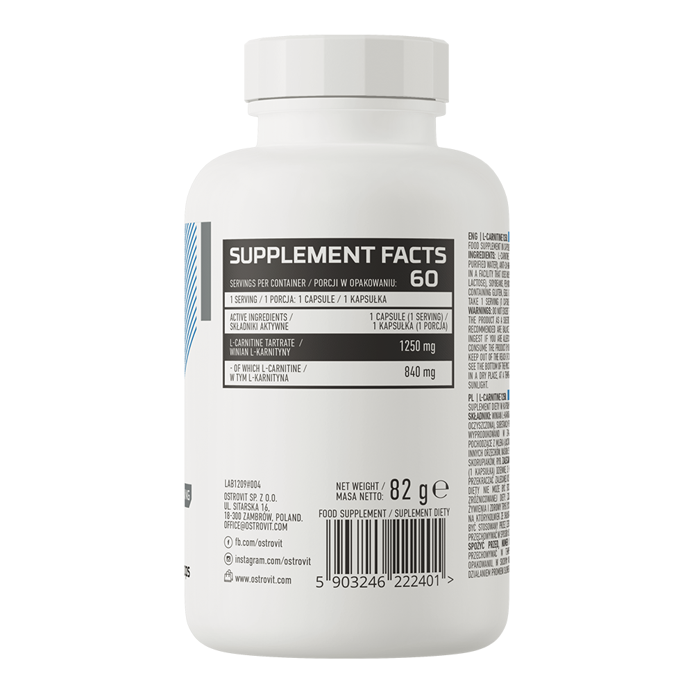 OstroVit L-karnitin 1250 mg