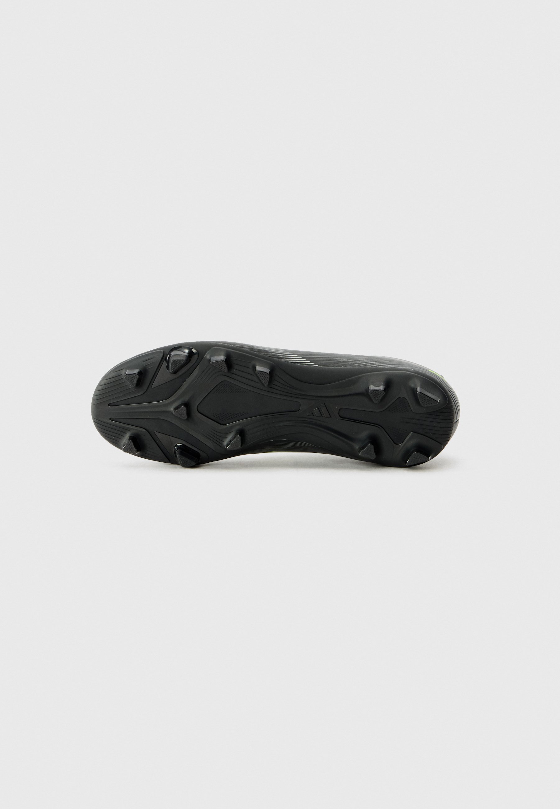 adidas Performance F50 CLUB UNISEXE - Chaussures de football pour terrain ferme - noir/gris fer/citron clair