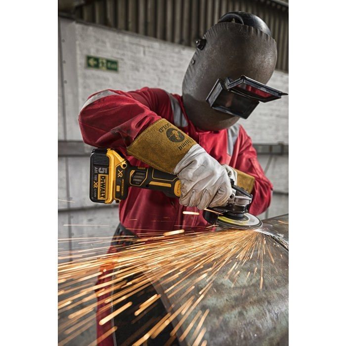 Amoladora angular XR de 18 V y 125 mm (sin batería ni cargador) en maletín T-STAK - DEWALT - DCG405NT