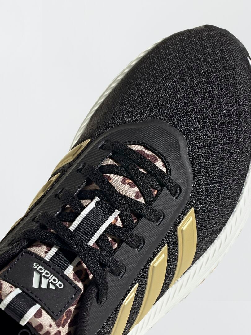 Tênis Adidas com estampa de leopardo - preto