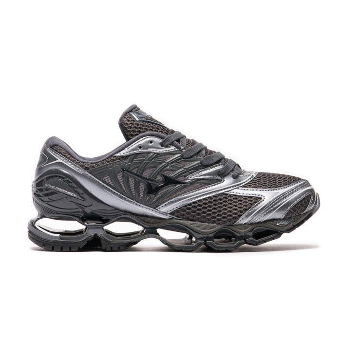 Mizuno Wave Prophecy LS Sneakers – Sand Black Black Metallic Grey – Performance & Elegance