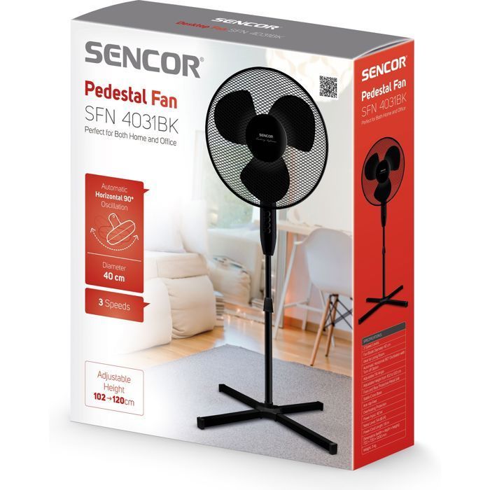 Staande ventilator - Sencor - SFN 4031BK
