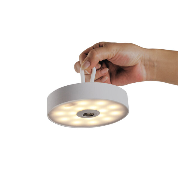 Lampă de masă LED reîncărcabilă ELLA, albă