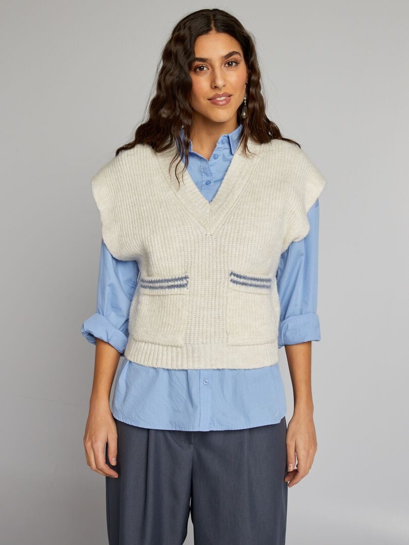 Blusa sem mangas - BRANCA
